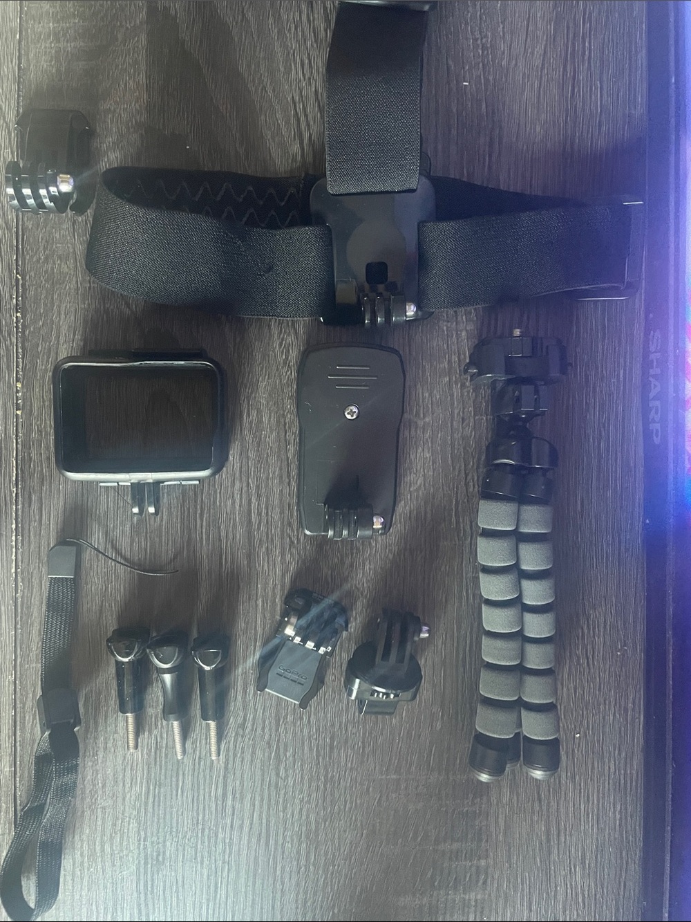 GoPro Black Camera Mounts, Head Strap & Mini Tripod Accessory Kit